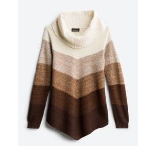 Fortune & Ivy's Kaitlyn Color Block Cowl Neck Sweater